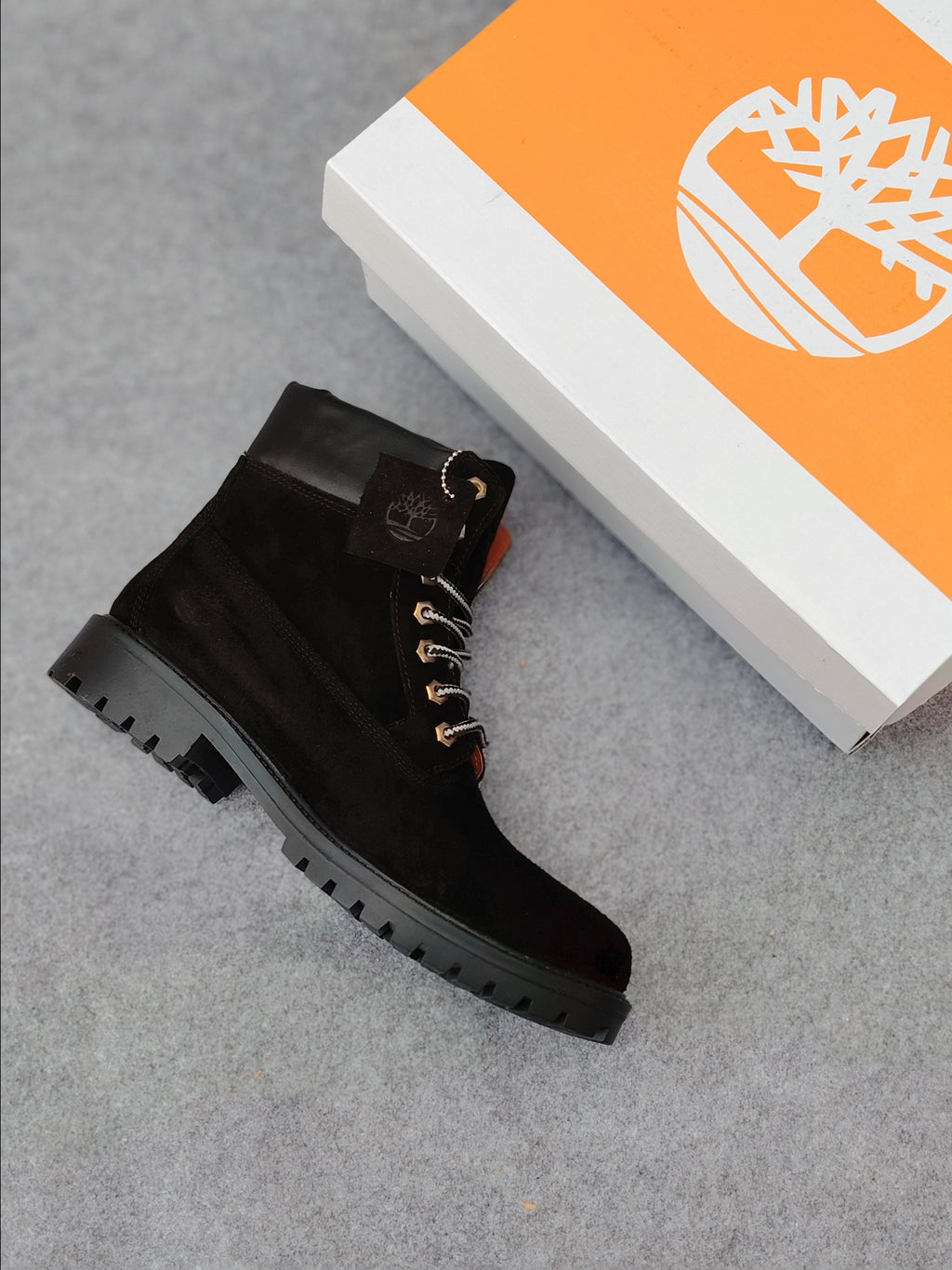 Timberland "Black Suede" Genuine Leather