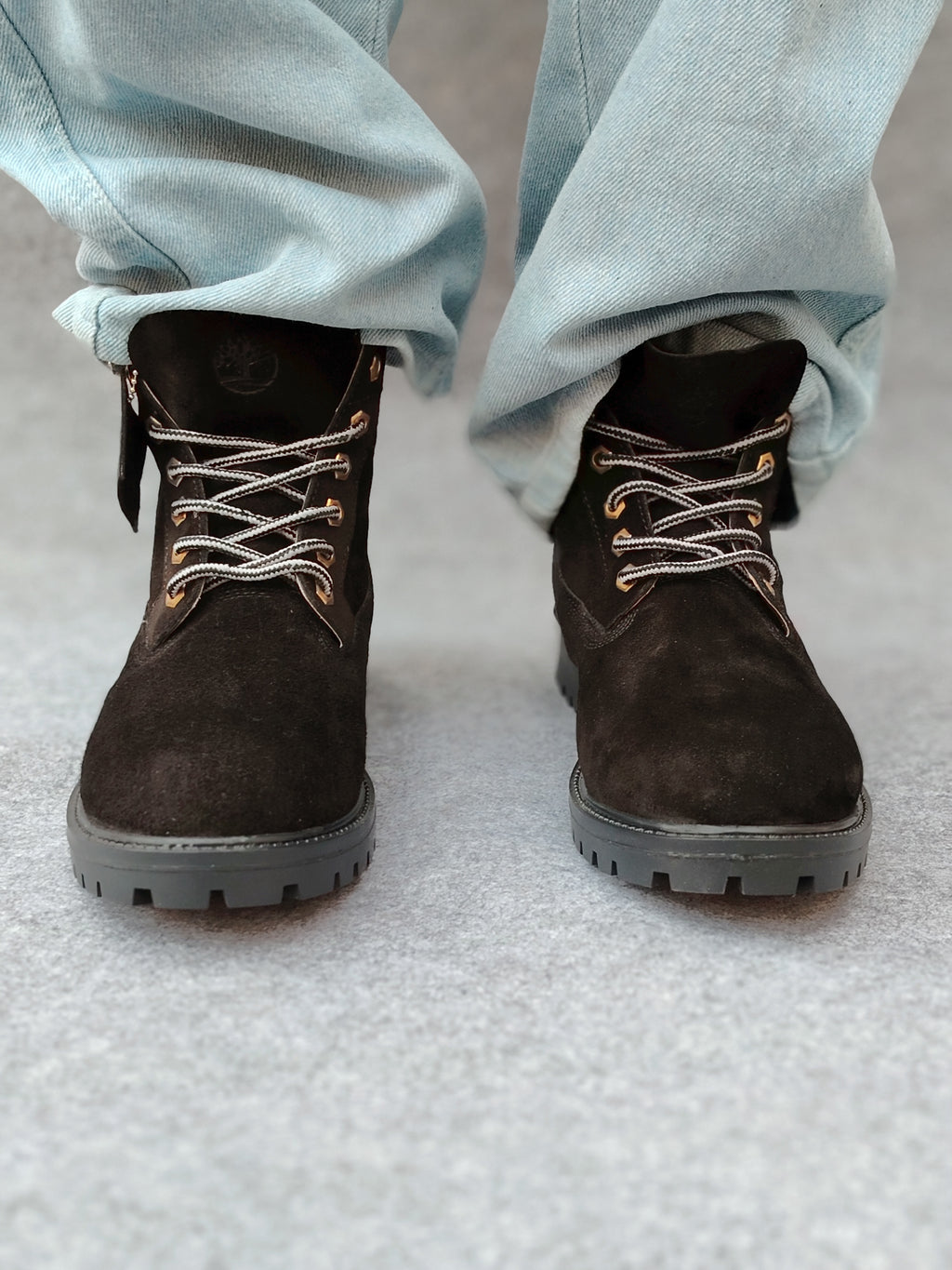 Timberland "Black Suede" Genuine Leather