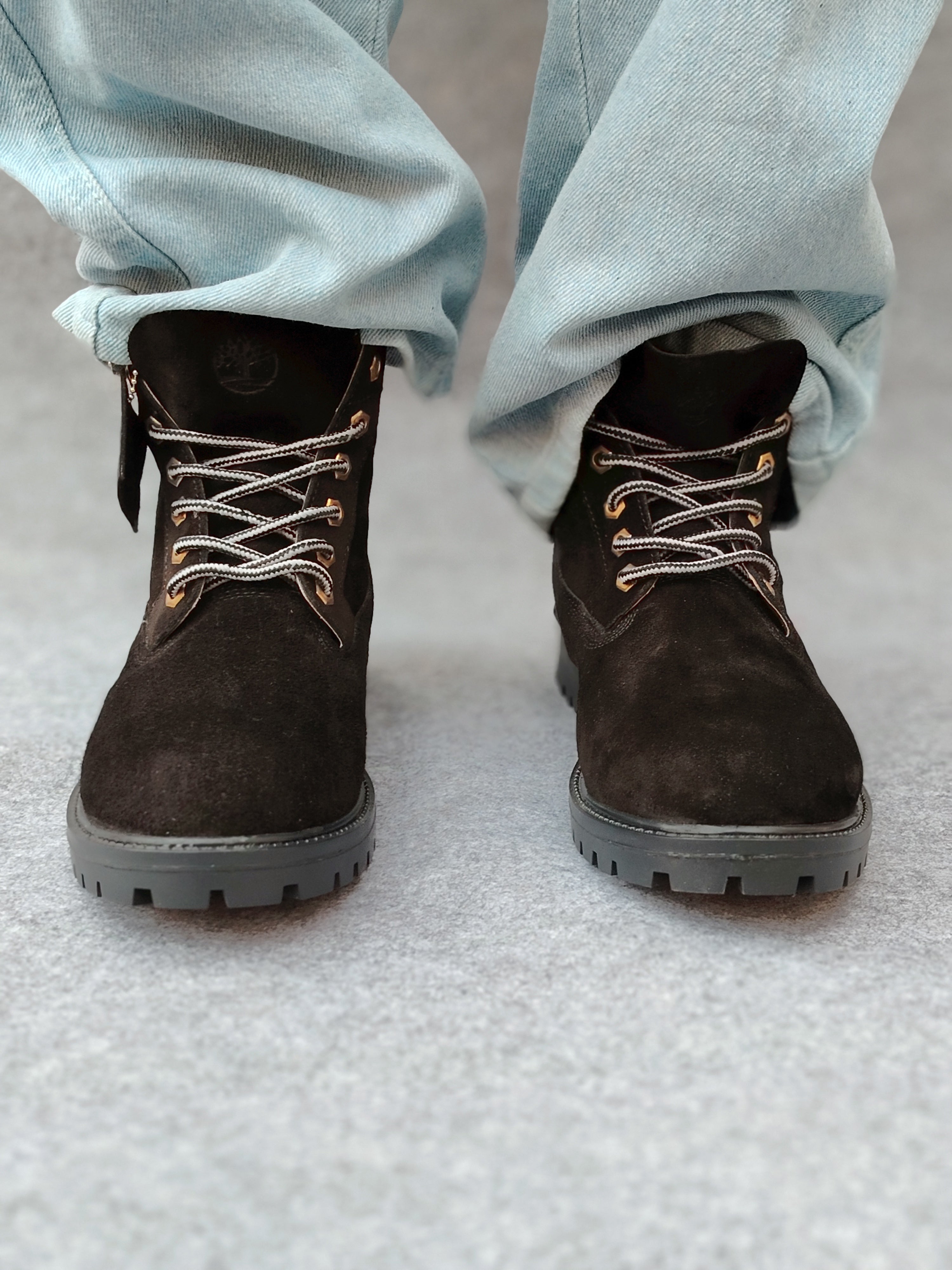 Timberland "Black Suede" Genuine Leather