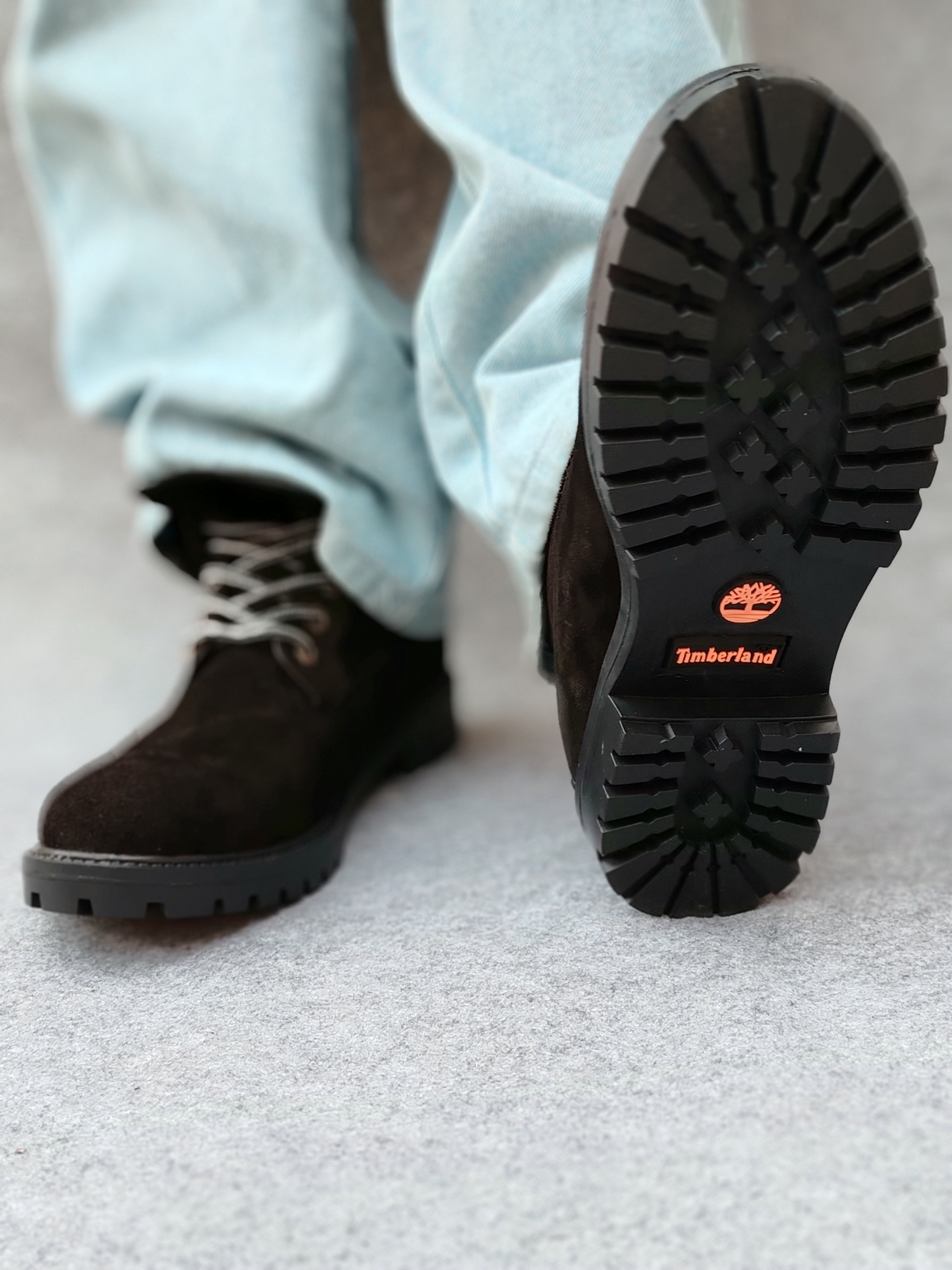 Timberland "Black Suede" Genuine Leather