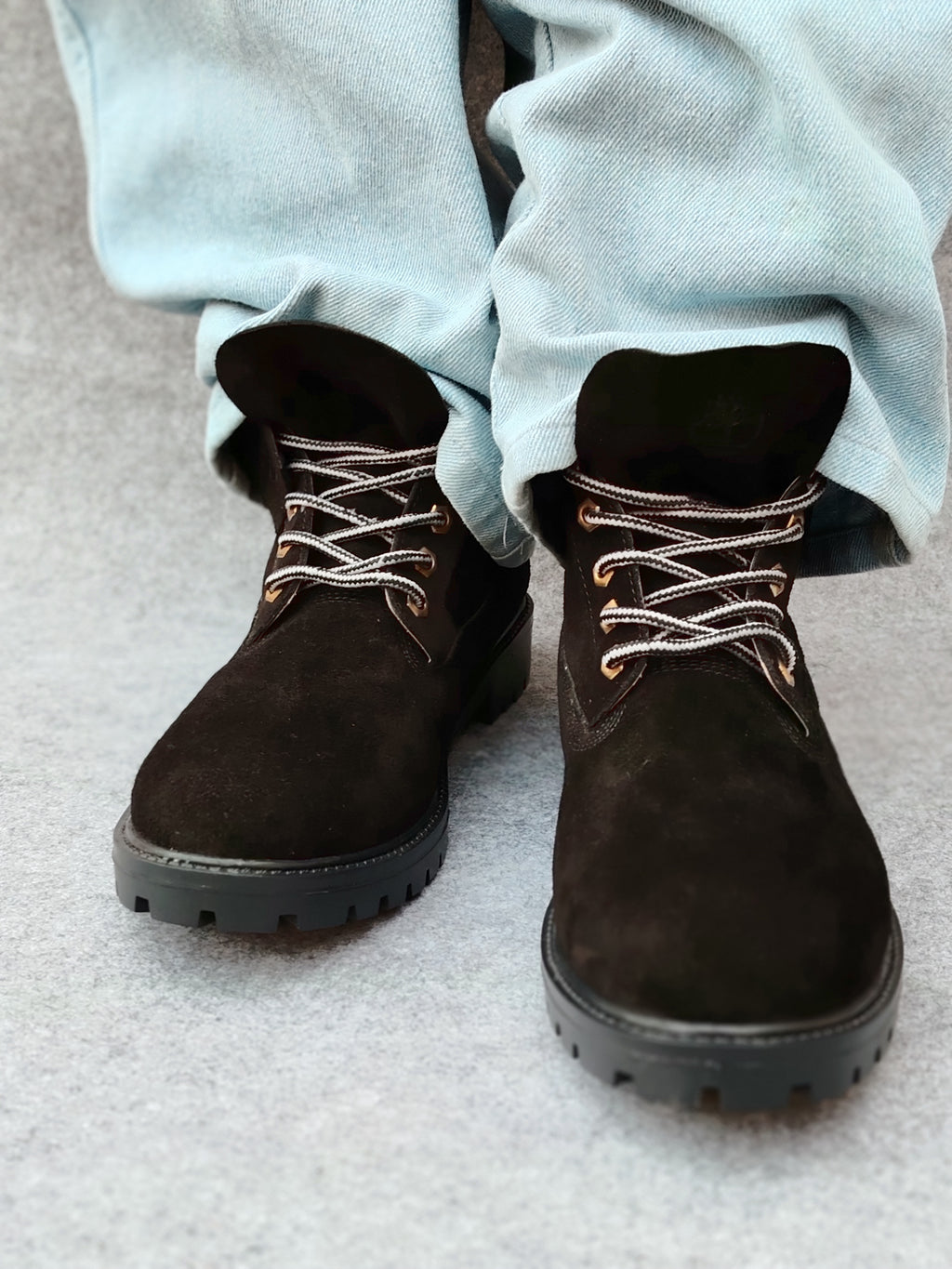 Timberland "Black Suede" Genuine Leather