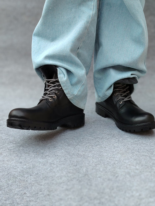Timber "Black" Genuine Leather