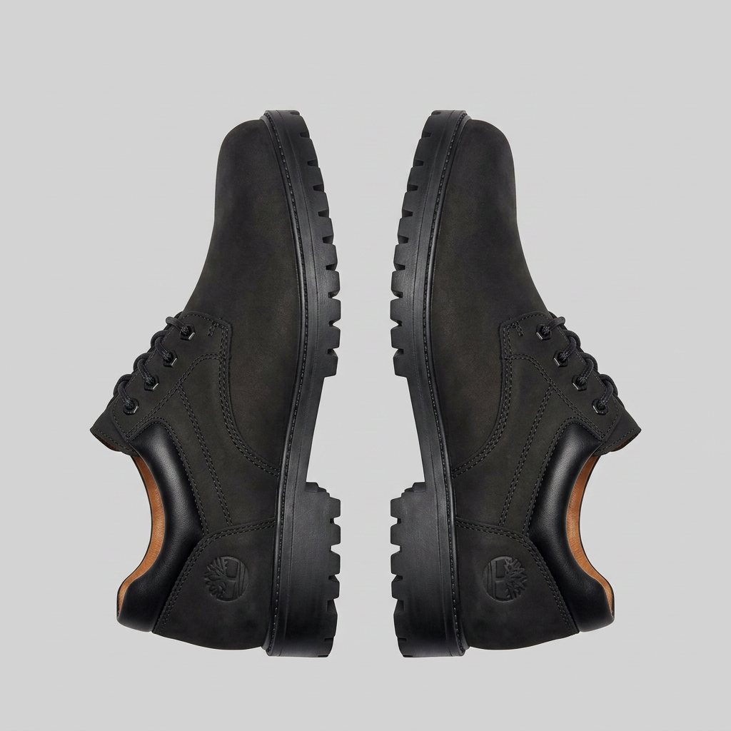 Timbos Style Urban Leather "Black Chamoisette"