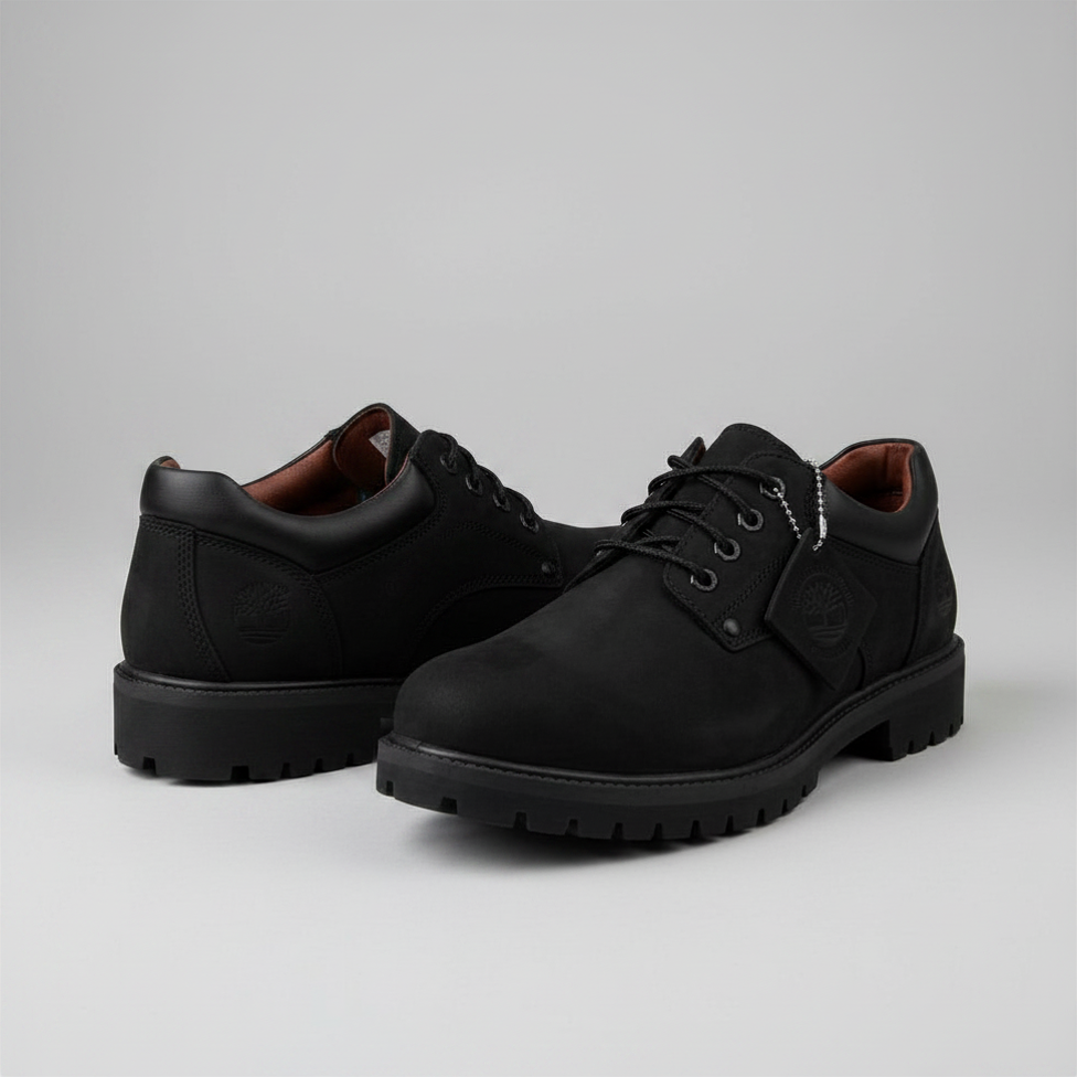 Timbos Style Urban Leather "Black Chamoisette"