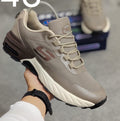 Skechers Mirror model, made in Vietnam, featuring a comfortable, non-slip rubber sole.