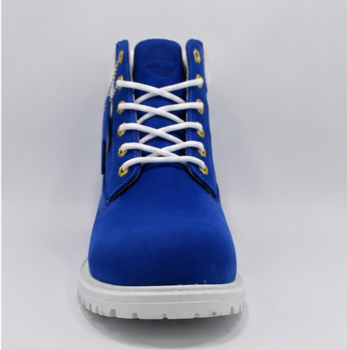 Timbos Style Urban Leather Boots "Blue"
