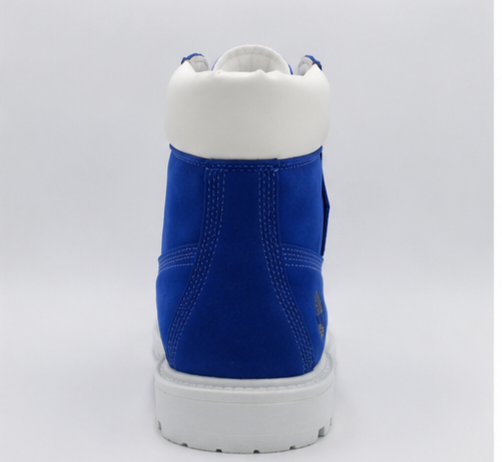 Timbos Style Urban Leather Boots "Blue"